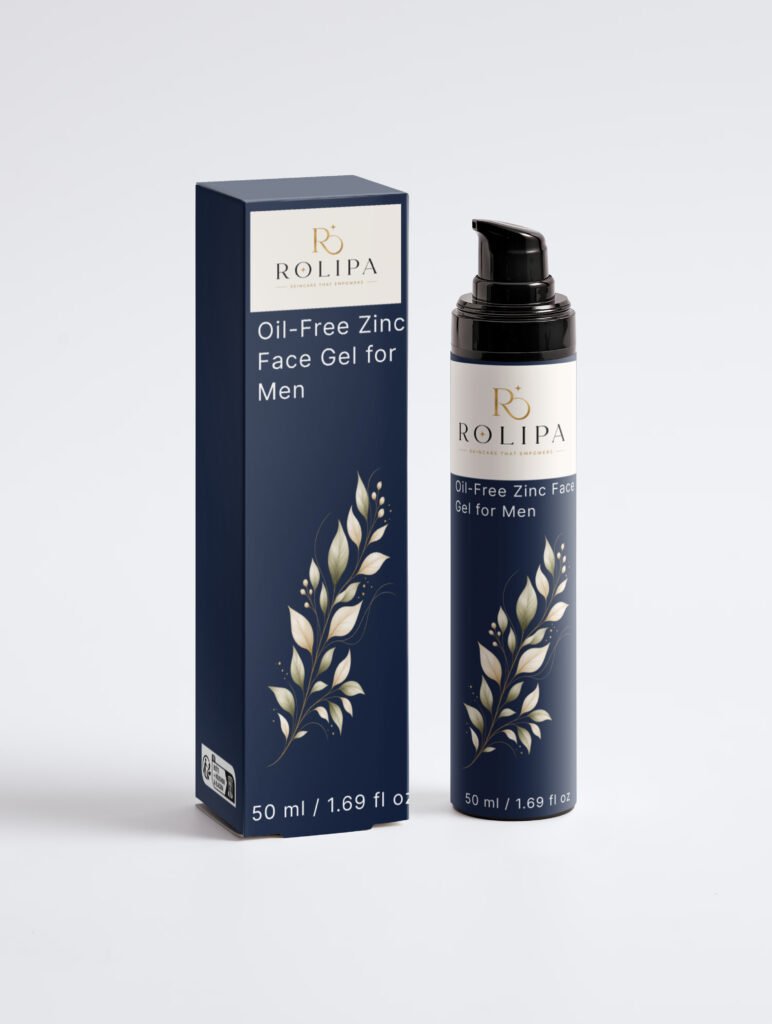 Oil-Free Zinc Face Gel for Men